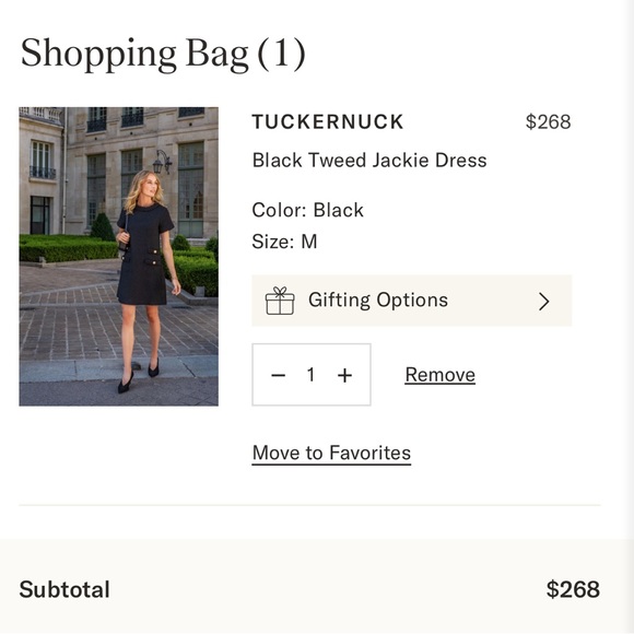 Tuckernuck black Tweed Jackie Dress - Picture 6 of 6